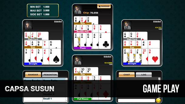 A Few Differences Between Capsa Susun, Capsa Banting