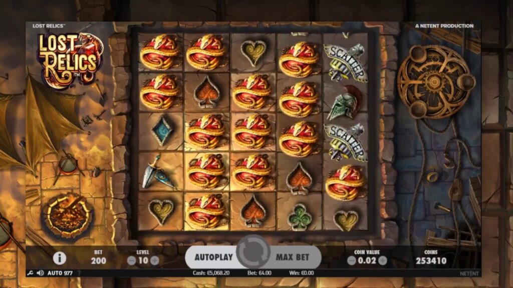 Lost Relics Game Slot