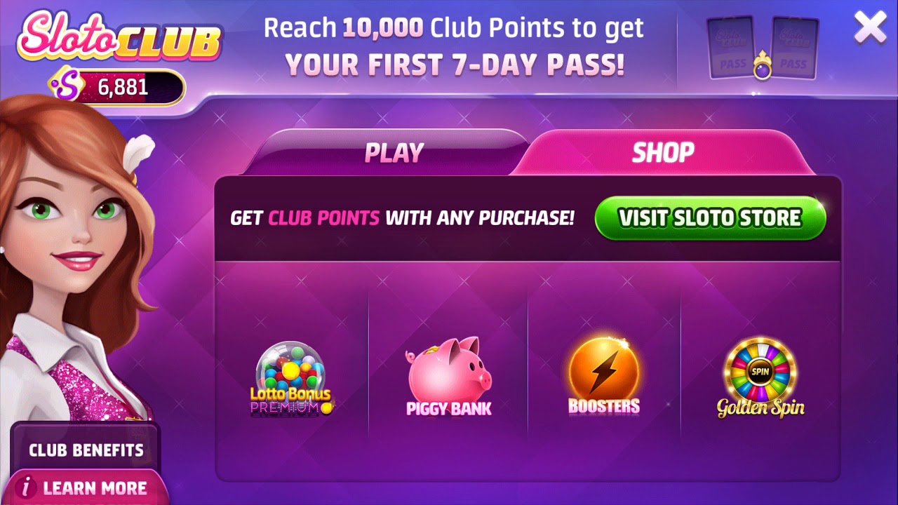 how to earn club points in slotomania